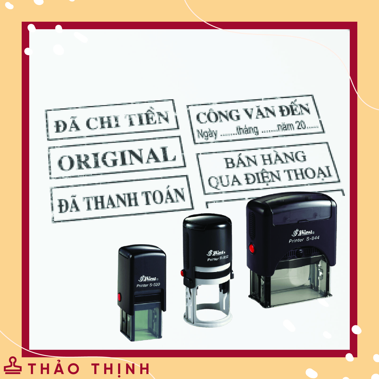 Dịch vụ khắc dấu lấy liền giá rẻ tại Hà Nội Dấu Nội Dung Tùy Chọn